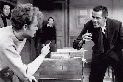 Cena do filme "Sementes de Violência"