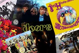 Alguns dos álbuns lançados em 1967