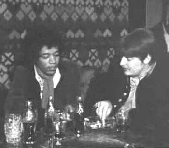 Jimi e Chas Chandler