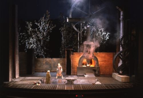 Cena de "O Anel dos Nibelungos (Siegfried)" em Bayereuth