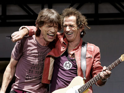 Mick Jagger e Keith Richards