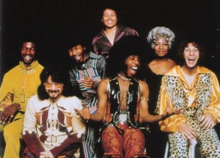 Sly Stone e sua "família"