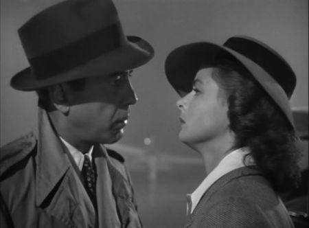 Humphrey Bogart e Ingrid Bergman em "Casablanca"