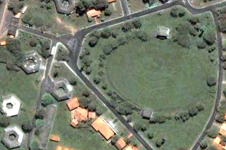 Vista aérea do Parque Independência (sr. piloto volte para Goiânia!!!) 