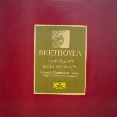 O LP da "Sinfonia nº7" de Beethoven